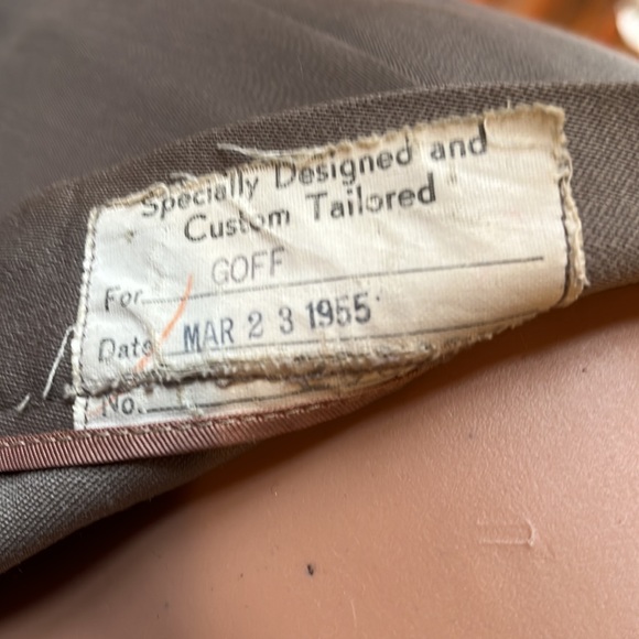 Vintage custom tailored suit made in USA 1950s - Picture 15 of 15